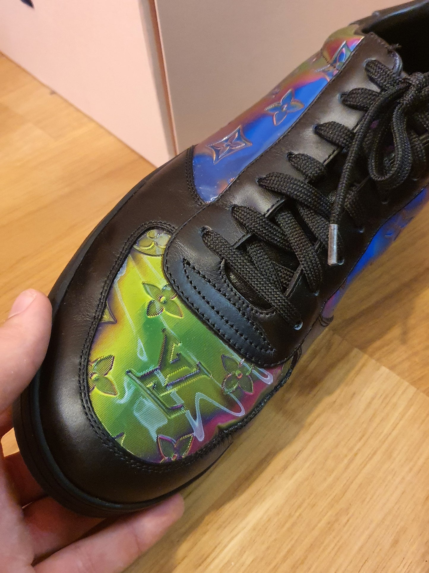 Louis Vuitton LV 8,5 Iridescent Monogram Rivoli Luxembourg Sneakers