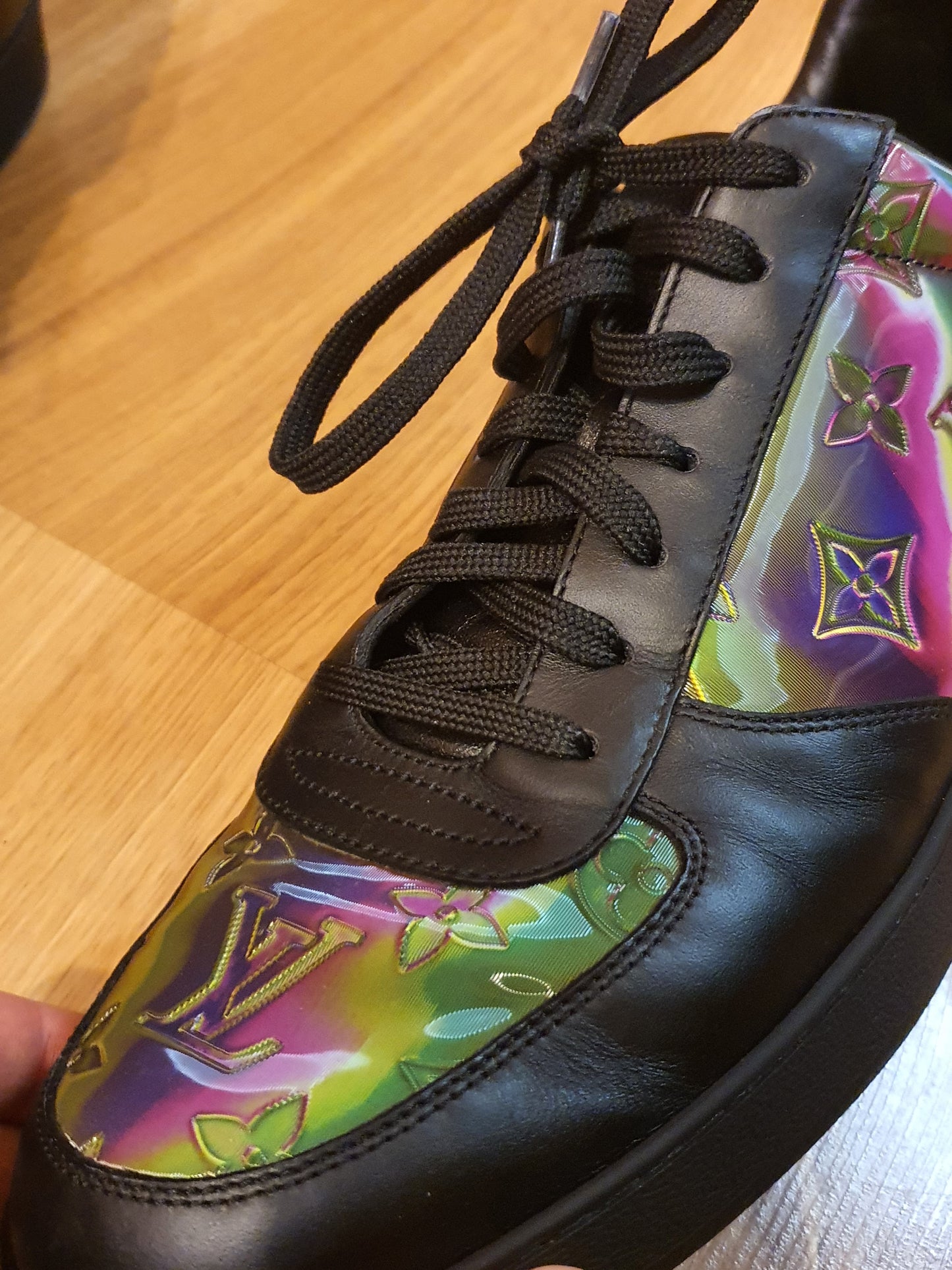 Louis Vuitton LV 8,5 Iridescent Monogram Rivoli Luxembourg Sneakers