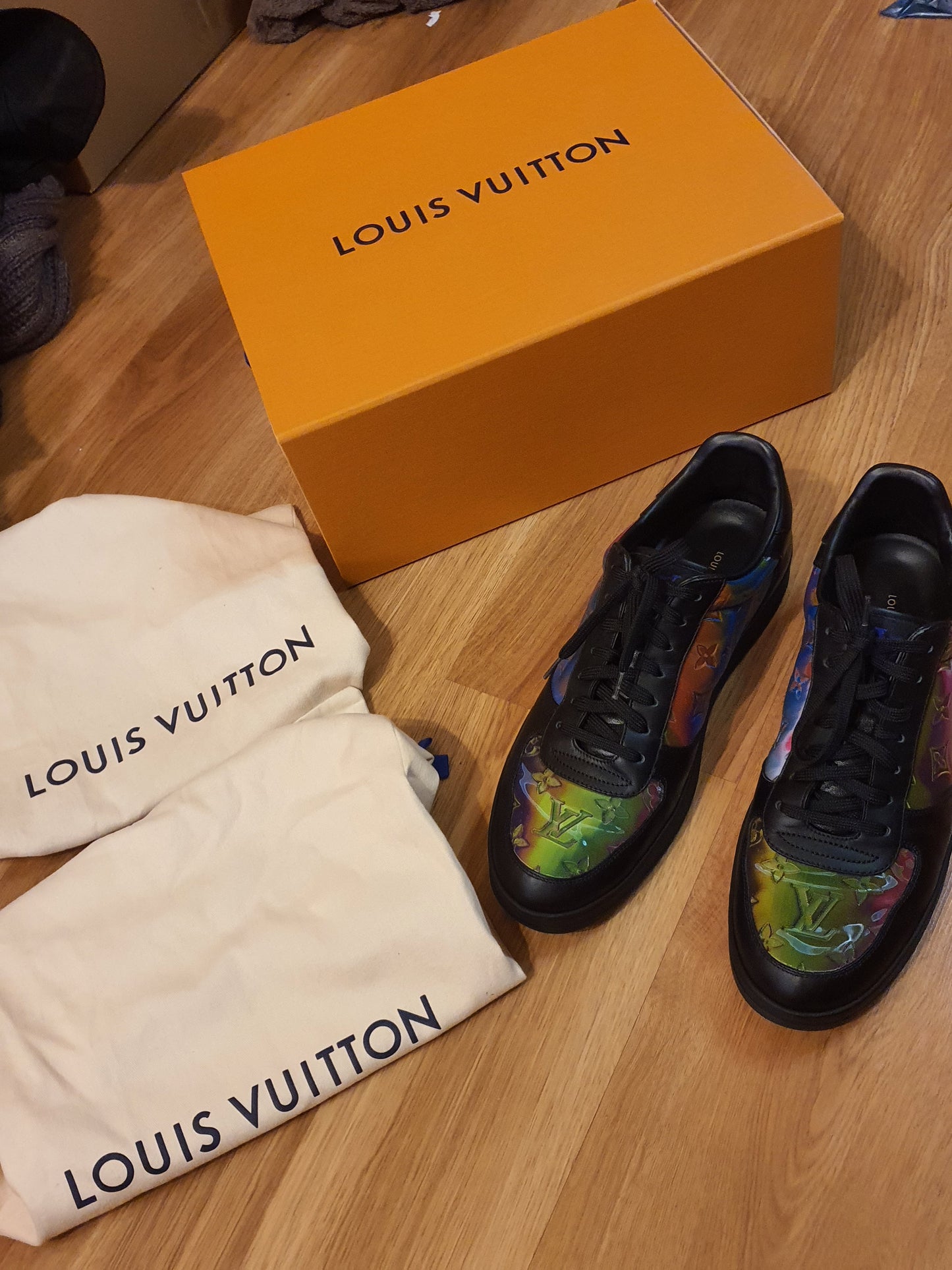Louis Vuitton LV 8,5 Iridescent Monogram Rivoli Luxembourg Sneakers