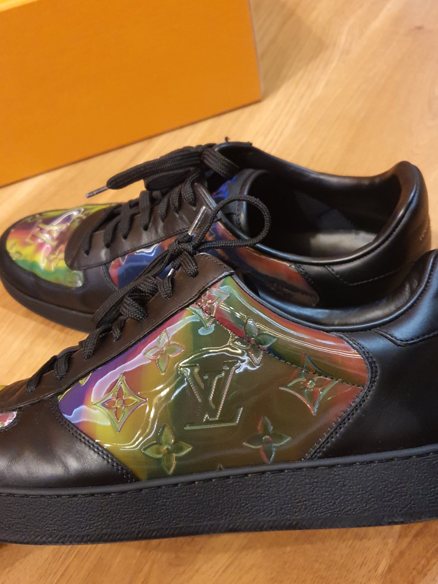 Louis Vuitton LV 8,5 Iridescent Monogram Rivoli Luxembourg Sneakers