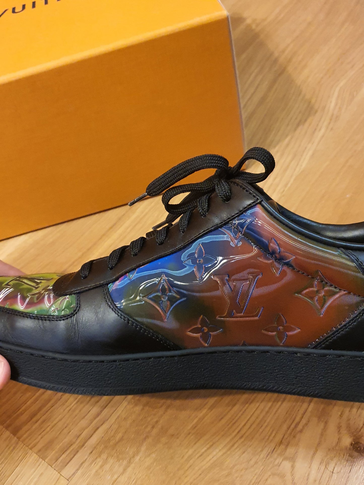Louis Vuitton LV 8,5 Iridescent Monogram Rivoli Luxembourg Sneakers