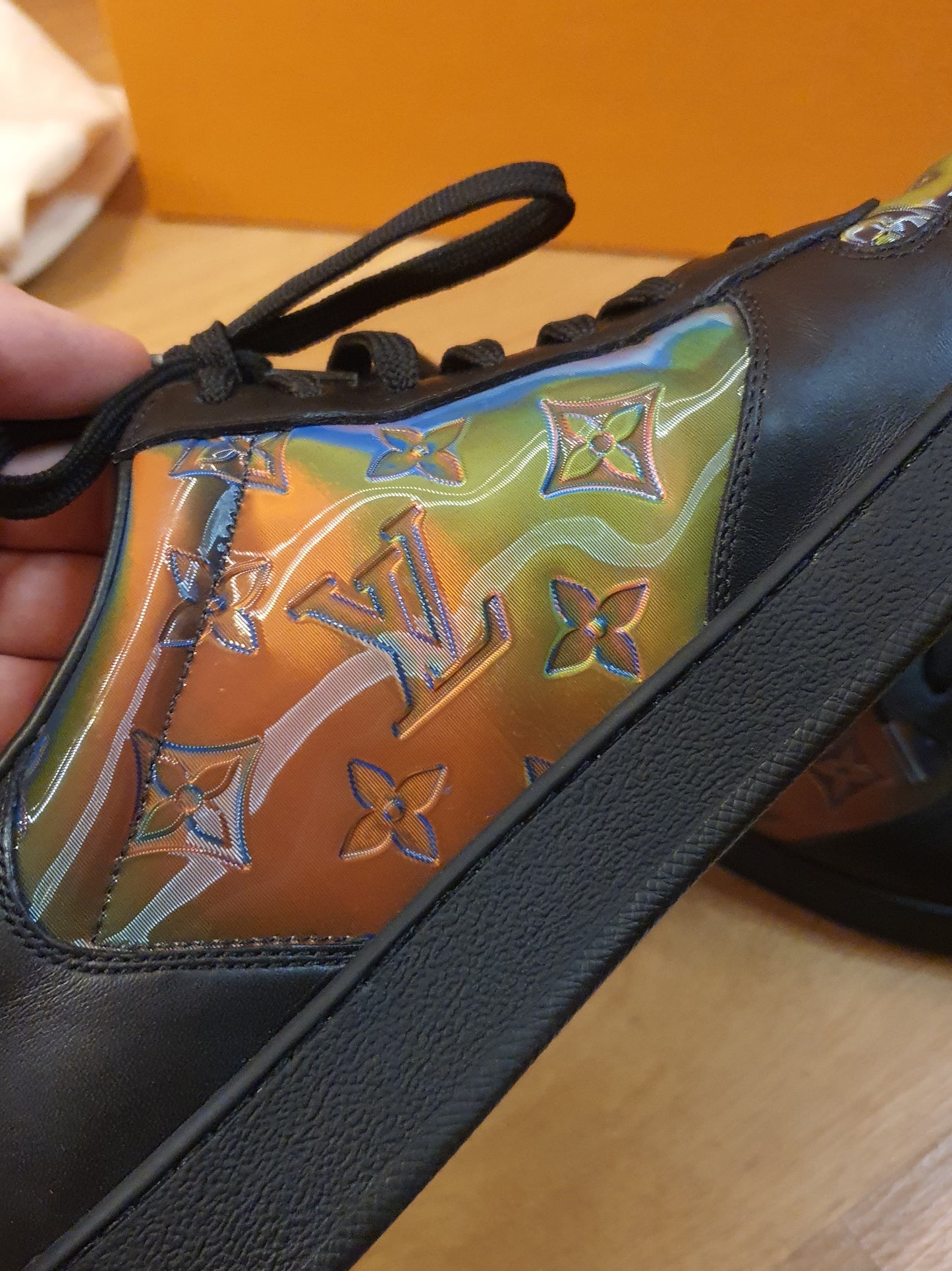 Louis Vuitton LV 8,5 Iridescent Monogram Rivoli Luxembourg Sneakers