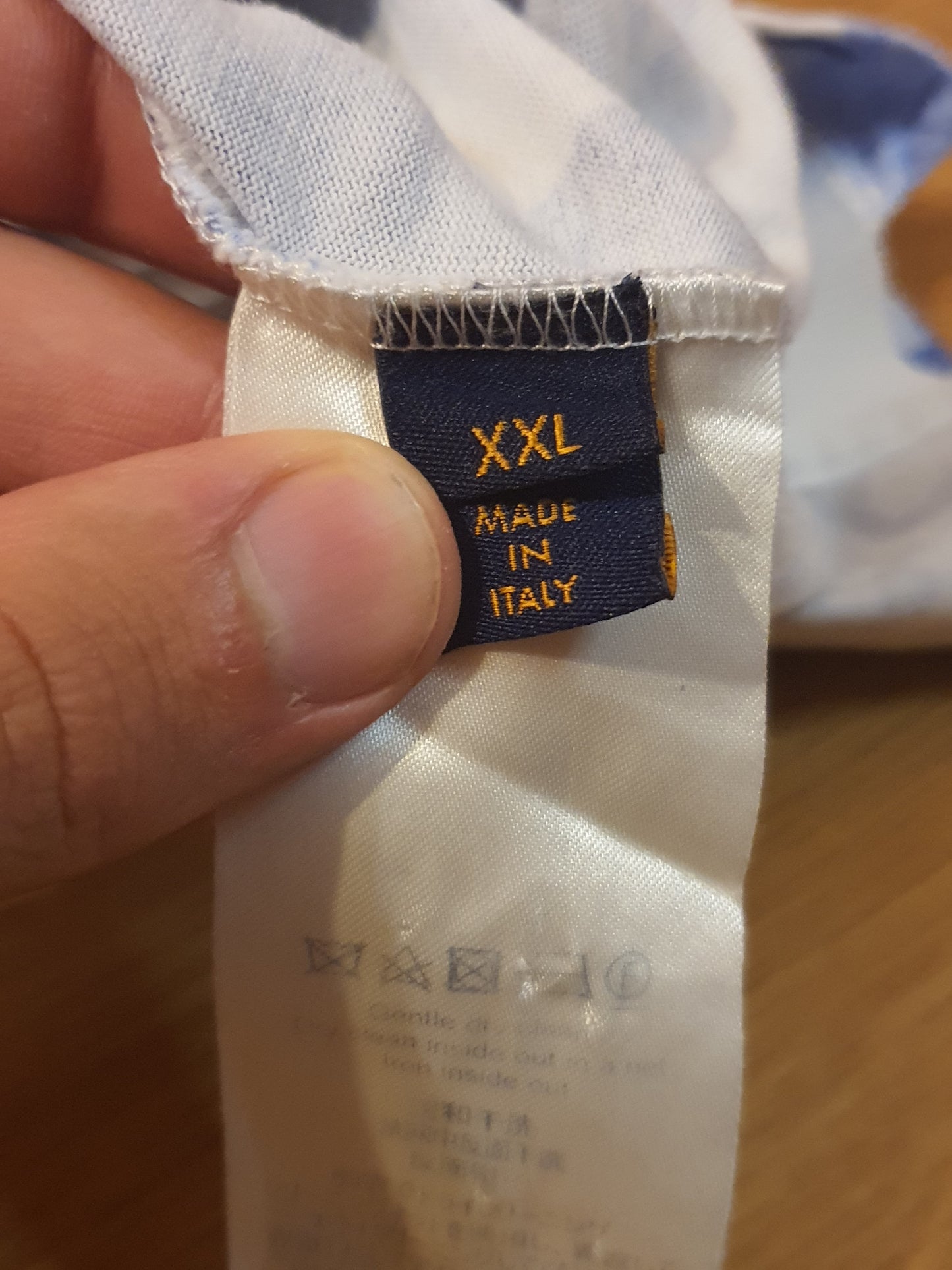 Louis Vuitton Pre-owned Watercolor Men's Cotton Polo Shirt